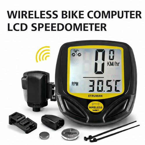 Bike wireless computer lcd - bike,