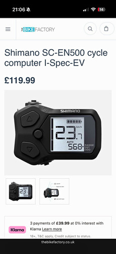 Shimano en500 bike - bike, computer